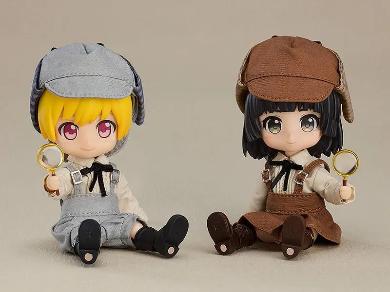 Original Character Parts for Nendoroid Doll Figures Outfit Set Detective - Boy (Gray) termékfotó