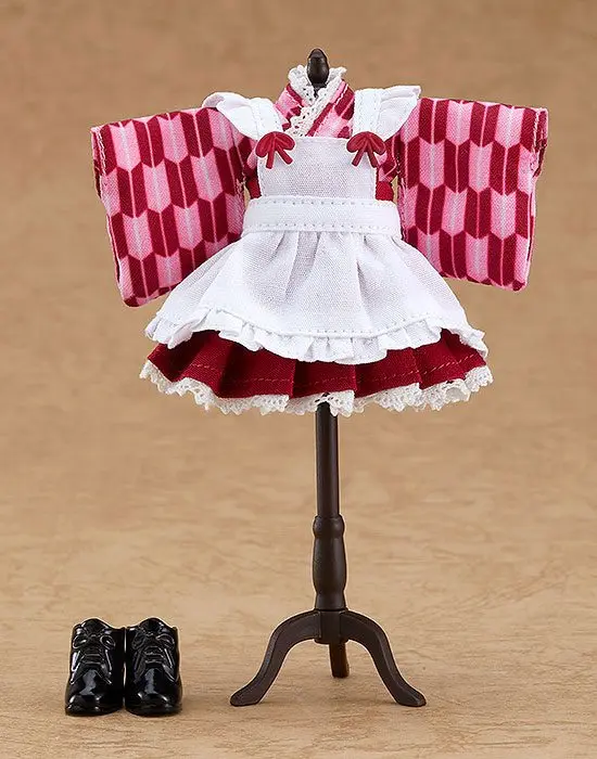 Original Character Parts for Nendoroid Doll Figures Outfit Set Japanese-Style Maid Pink termékfotó