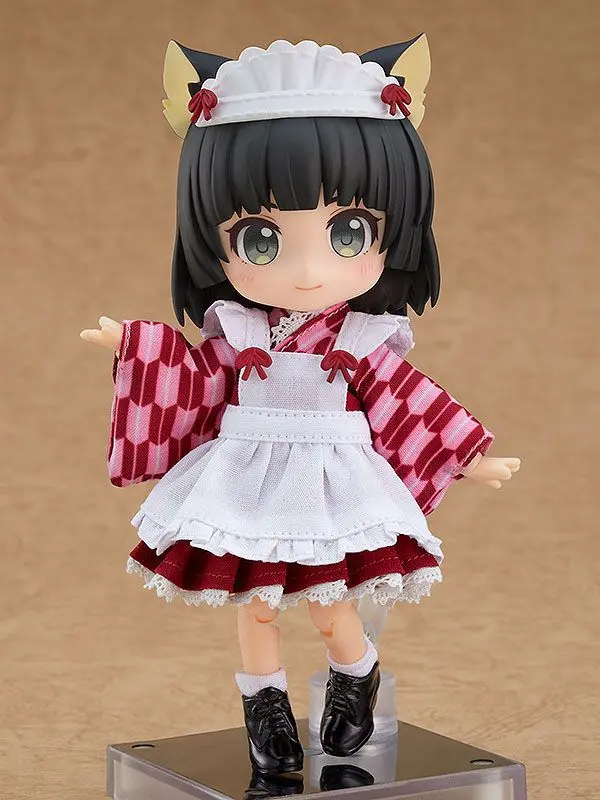 Original Character Parts for Nendoroid Doll Figures Outfit Set Japanese-Style Maid Pink termékfotó