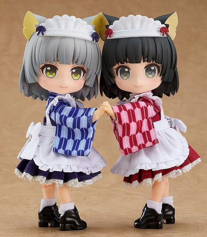 Original Character Parts for Nendoroid Doll Figures Outfit Set Japanese-Style Maid Pink termékfotó