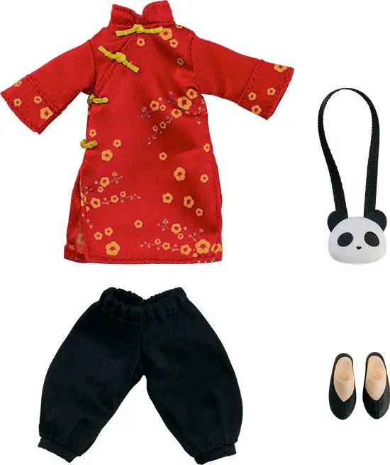 Original Character Parts for Nendoroid Doll Figures Outfit Set: Long Length Chinese Outfit (Red) termékfotó