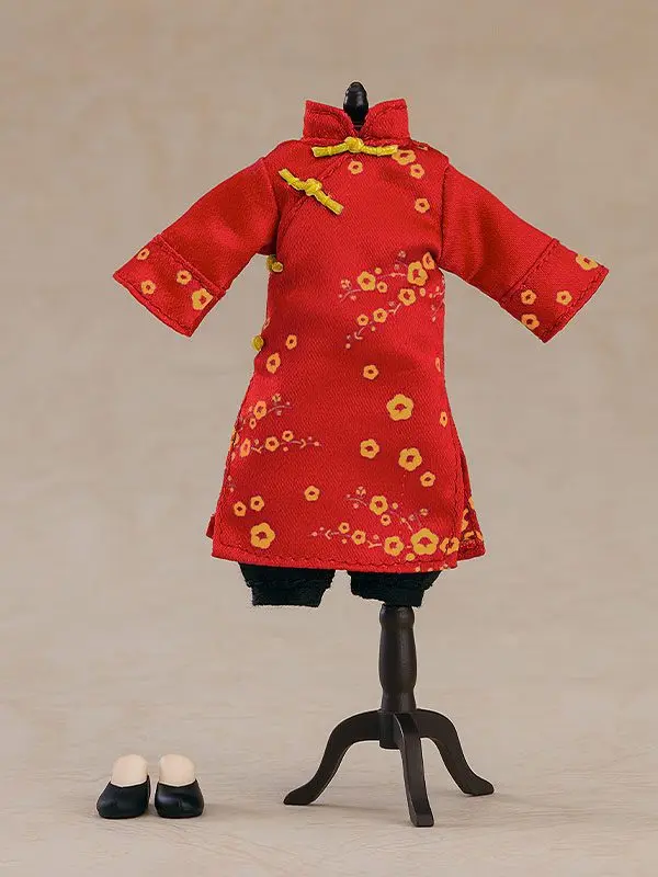 Original Character Parts for Nendoroid Doll Figures Outfit Set: Long Length Chinese Outfit (Red) termékfotó