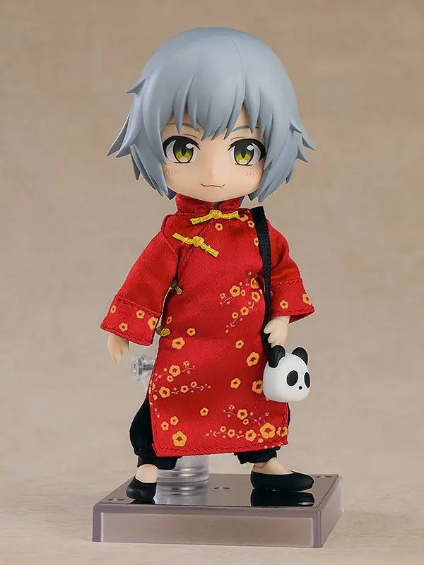 Original Character Parts for Nendoroid Doll Figures Outfit Set: Long Length Chinese Outfit (Red) termékfotó