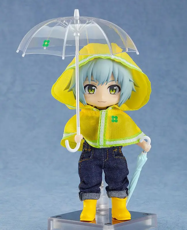 Original Character Parts for Nendoroid Doll Figures Outfit Set Rain Poncho - Yellow termékfotó