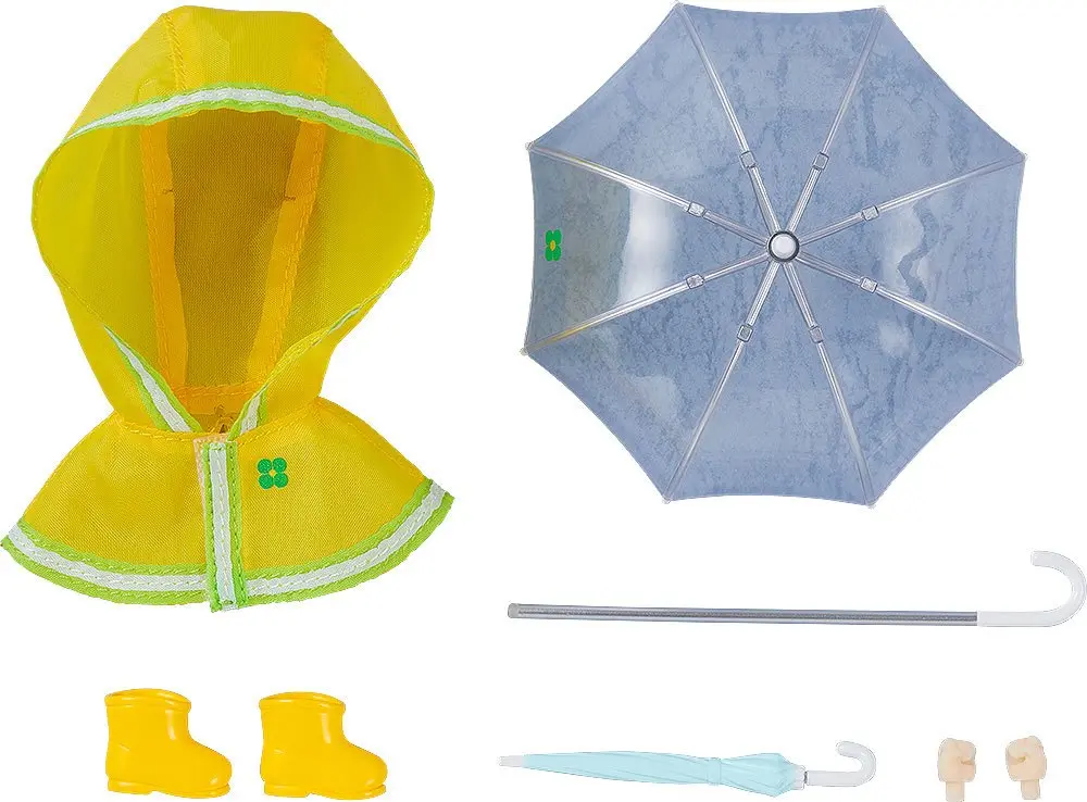 Original Character Parts for Nendoroid Doll Figures Outfit Set Rain Poncho - Yellow termékfotó