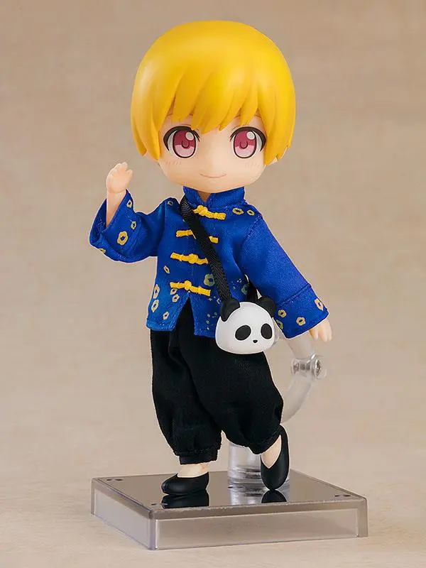 Original Character Parts for Nendoroid Doll Figures Outfit Set: Short Length Chinese Outfit (Blue) termékfotó