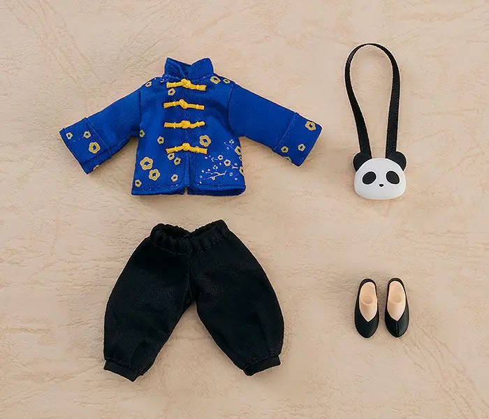Original Character Parts for Nendoroid Doll Figures Outfit Set: Short Length Chinese Outfit (Blue) termékfotó