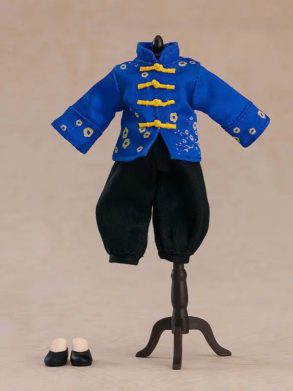 Original Character Parts for Nendoroid Doll Figures Outfit Set: Short Length Chinese Outfit (Blue) termékfotó