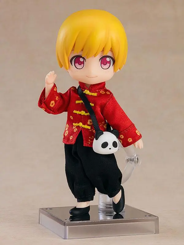 Original Character Parts for Nendoroid Doll Figures Outfit Set: Short Length Chinese Outfit (Red) termékfotó