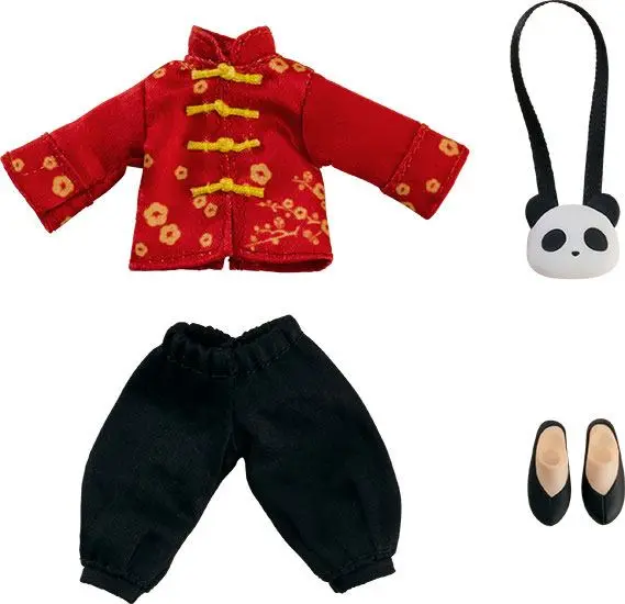 Original Character Parts for Nendoroid Doll Figures Outfit Set: Short Length Chinese Outfit (Red) termékfotó