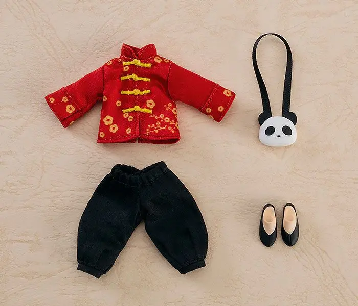 Original Character Parts for Nendoroid Doll Figures Outfit Set: Short Length Chinese Outfit (Red) termékfotó