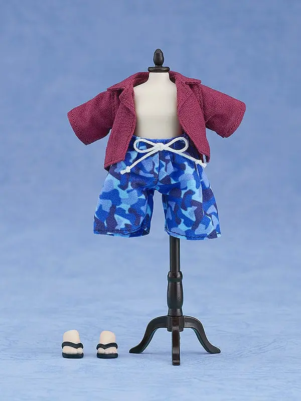 Original Character Parts for Nendoroid Doll Figures Outfit Set: Swimsuit - Boy (Camouflage) termékfotó