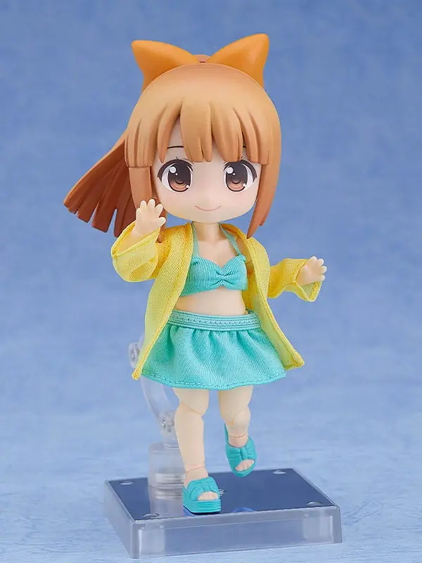 Original Character Parts for Nendoroid Doll Figures Outfit Set: Swimsuit - Girl (Light Blue) termékfotó