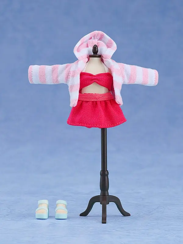 Original Character Parts for Nendoroid Doll Figures Outfit Set: Swimsuit - Girl (Red) termékfotó