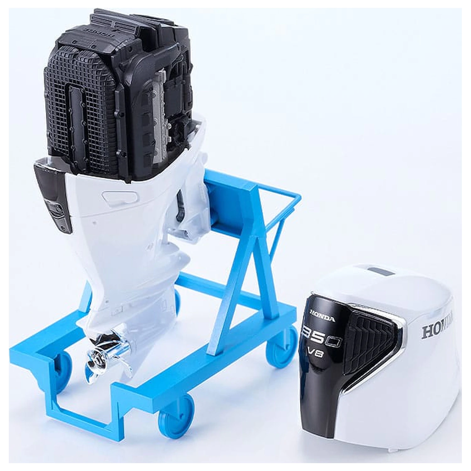 Original Character PLAMAX MF-97 minimum factory Minori with Honda BF350 Grand Prix White Műanyag modell készlet 10 cm   termékfotó