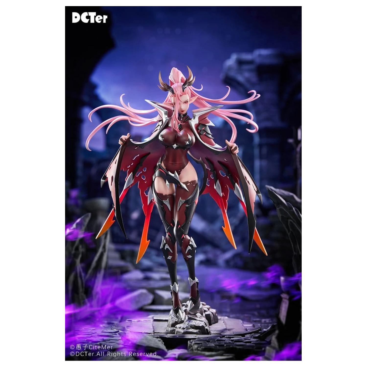 Original Character PU figura 1/7 Heslion Draco Bellatrix Feminina 27 cm termékfotó
