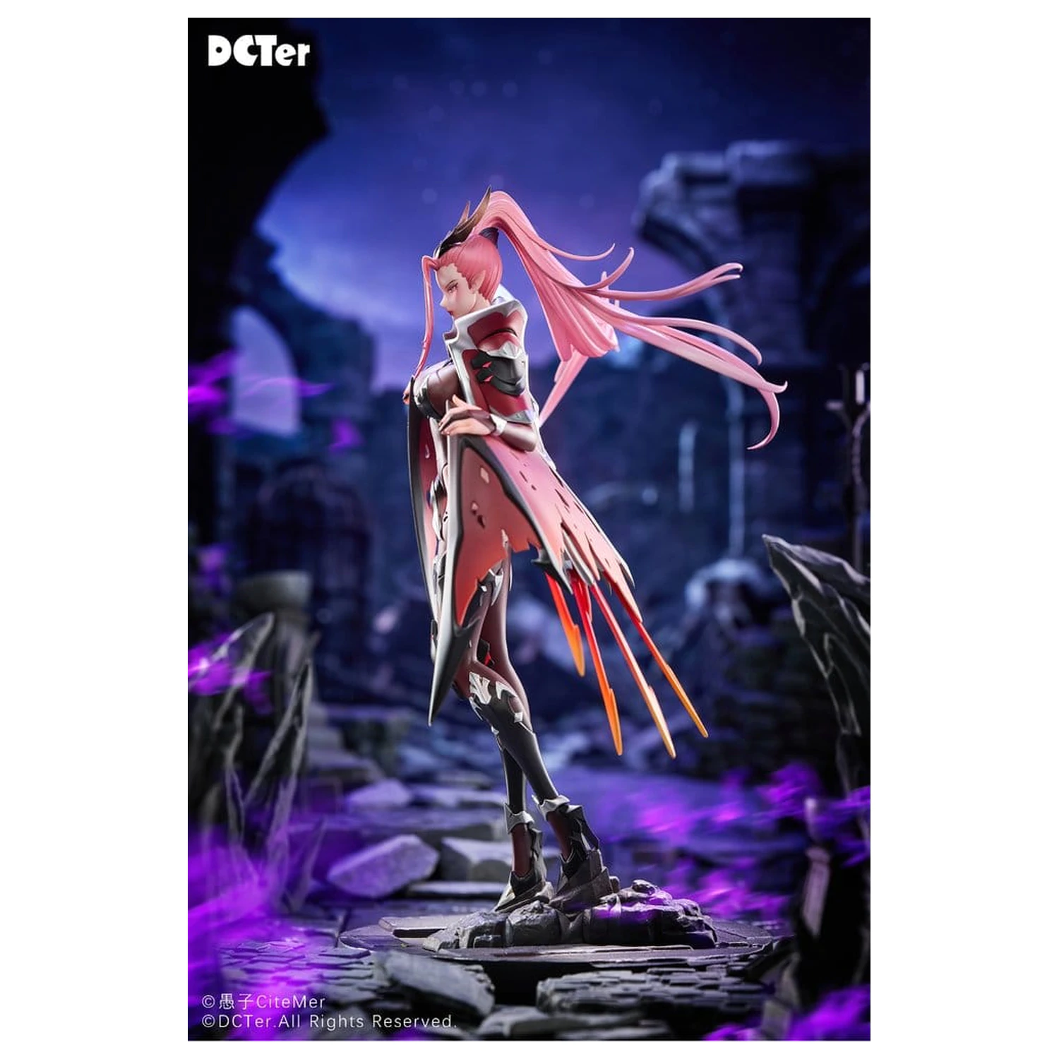 Original Character PU figura 1/7 Heslion Draco Bellatrix Feminina 27 cm termékfotó
