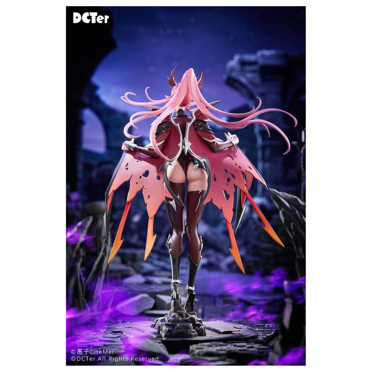 Original Character PU figura 1/7 Heslion Draco Bellatrix Feminina 27 cm termékfotó