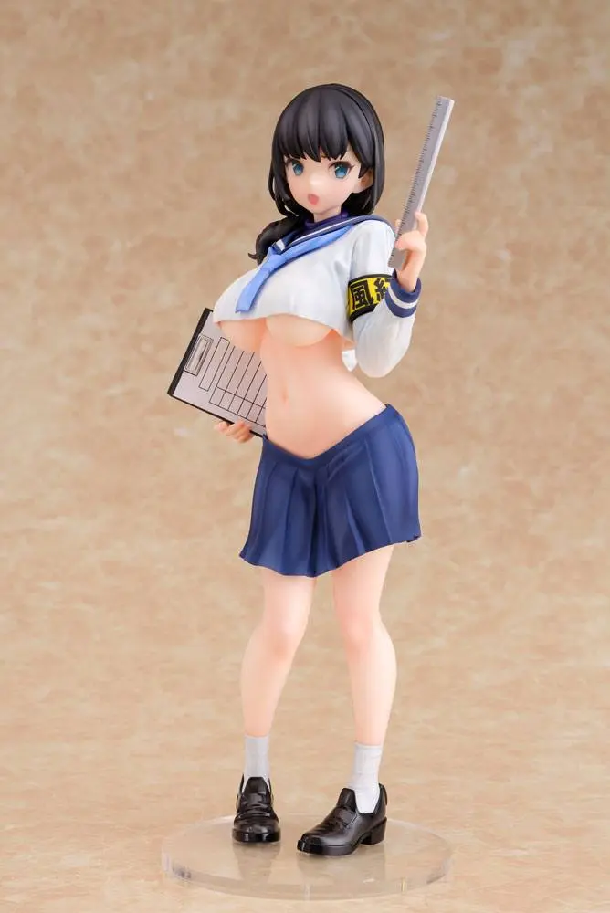 Original Character PVC szobor figura 1/6 Majimeka!? Fuuki Iin-san Illustration by Popkyun 25 cm termékfotó