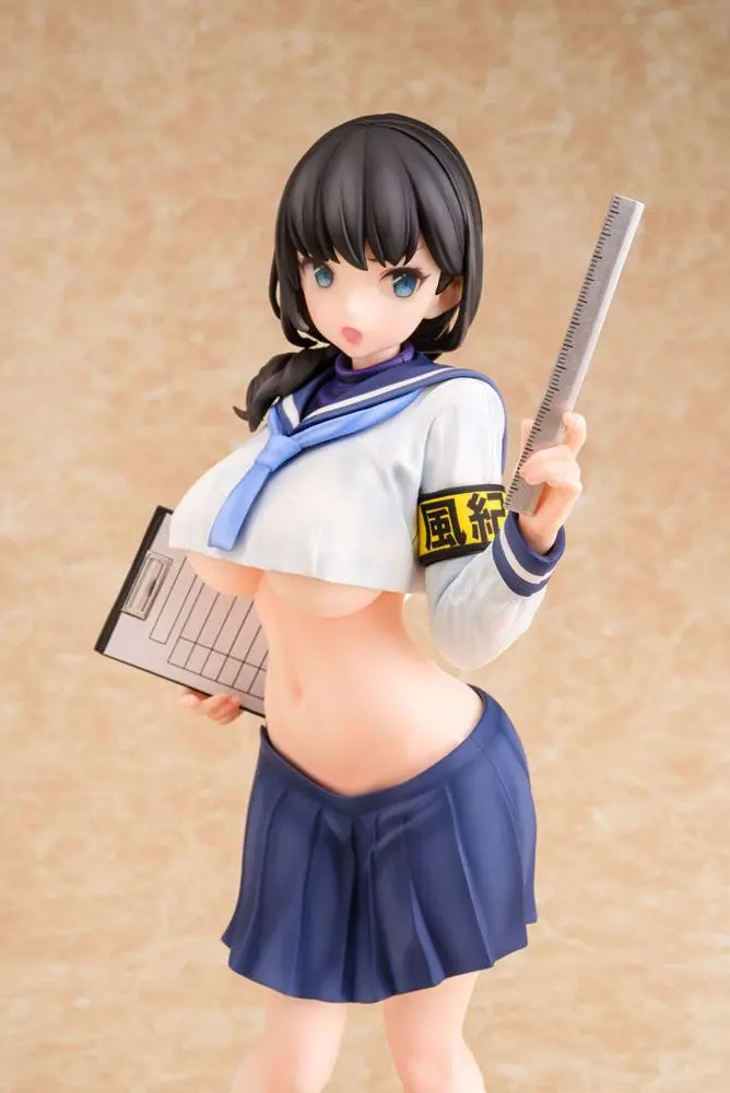 Original Character PVC szobor figura 1/6 Majimeka!? Fuuki Iin-san Illustration by Popkyun 25 cm termékfotó