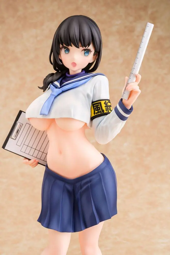 Original Character PVC szobor figura 1/6 Majimeka!? Fuuki Iin-san Illustration by Popkyun 25 cm termékfotó