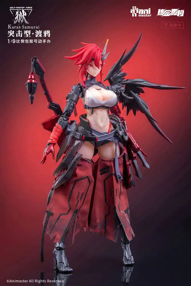 Original Character Seamless 1/9 Wolf-Mastiff Force Karas Samurai akciófigura 20 cm termékfotó
