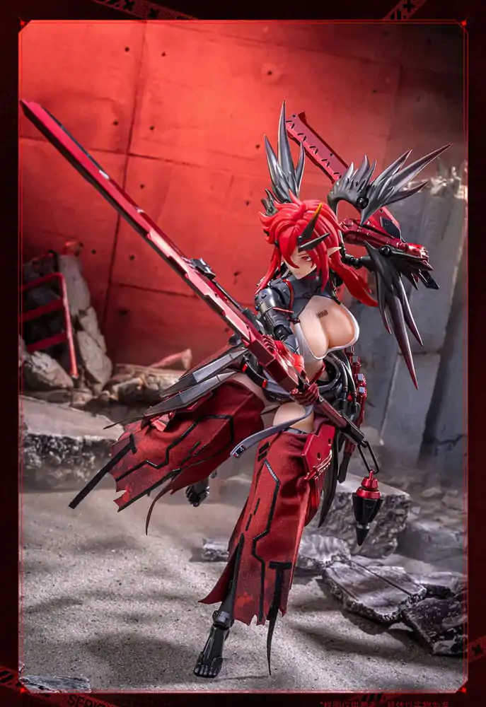Original Character Seamless 1/9 Wolf-Mastiff Force Karas Samurai akciófigura 20 cm termékfotó