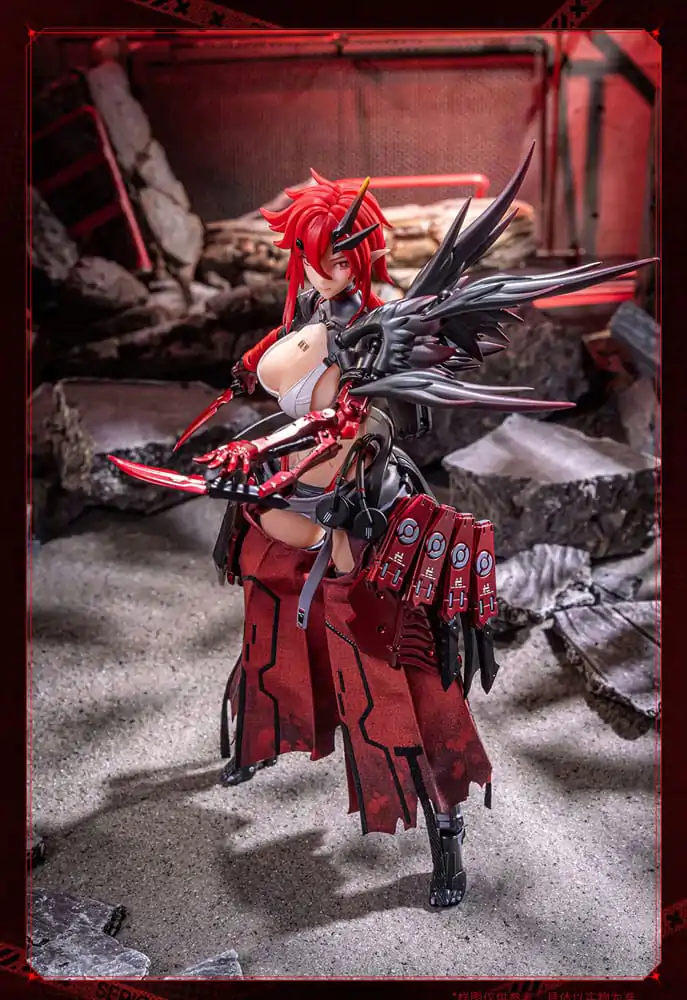 Original Character Seamless 1/9 Wolf-Mastiff Force Karas Samurai akciófigura 20 cm termékfotó