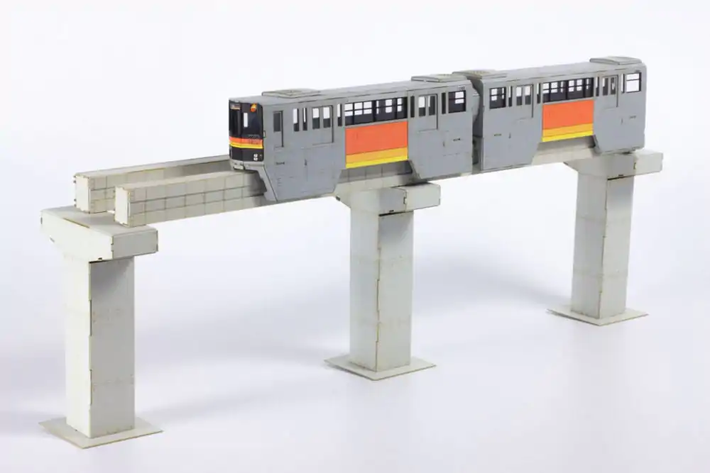 Original Character Series 1000 1/150 Tama Intercity Monorail (2 cars) papír modell készlet 24 cm termékfotó