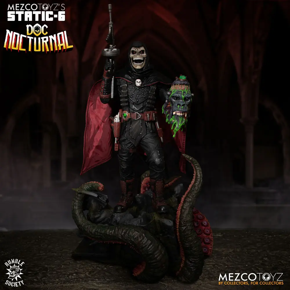 Original Character Static-6 PVC Statue 1/6 Rumble Society - Doc Nocturnal 38 cm termékfotó