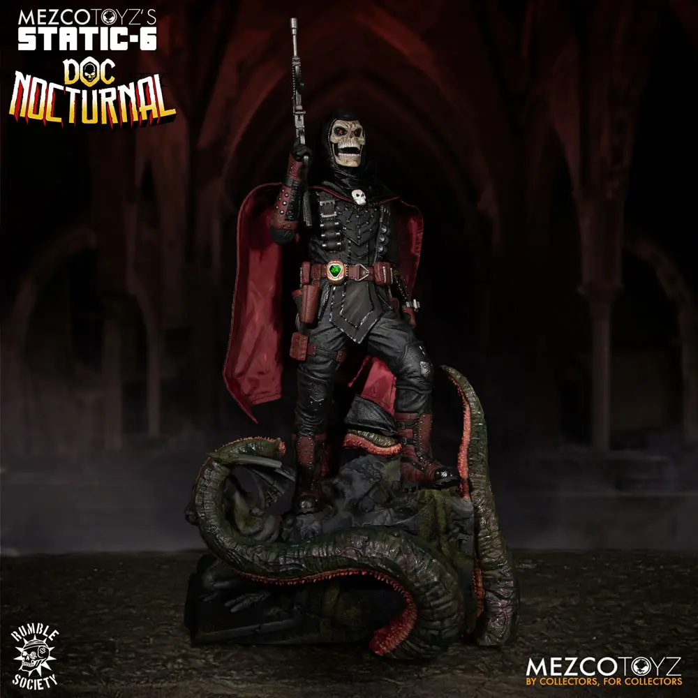 Original Character Static-6 PVC Statue 1/6 Rumble Society - Doc Nocturnal 38 cm termékfotó