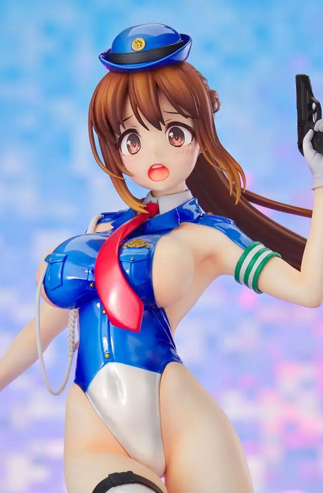 Original Character Thigt Works Series Job1: Cop Asahi Sakurada Antenna Shop LTD PVC szobor figura 25 cm termékfotó