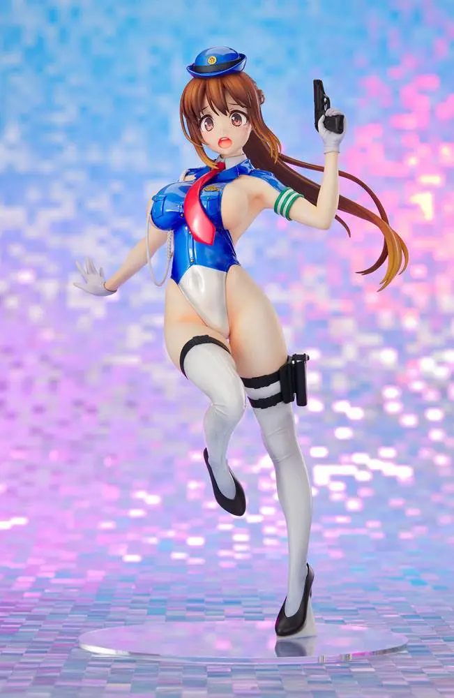 Original Character Thigt Works Series Job1: Cop Asahi Sakurada Antenna Shop LTD PVC szobor figura 25 cm termékfotó