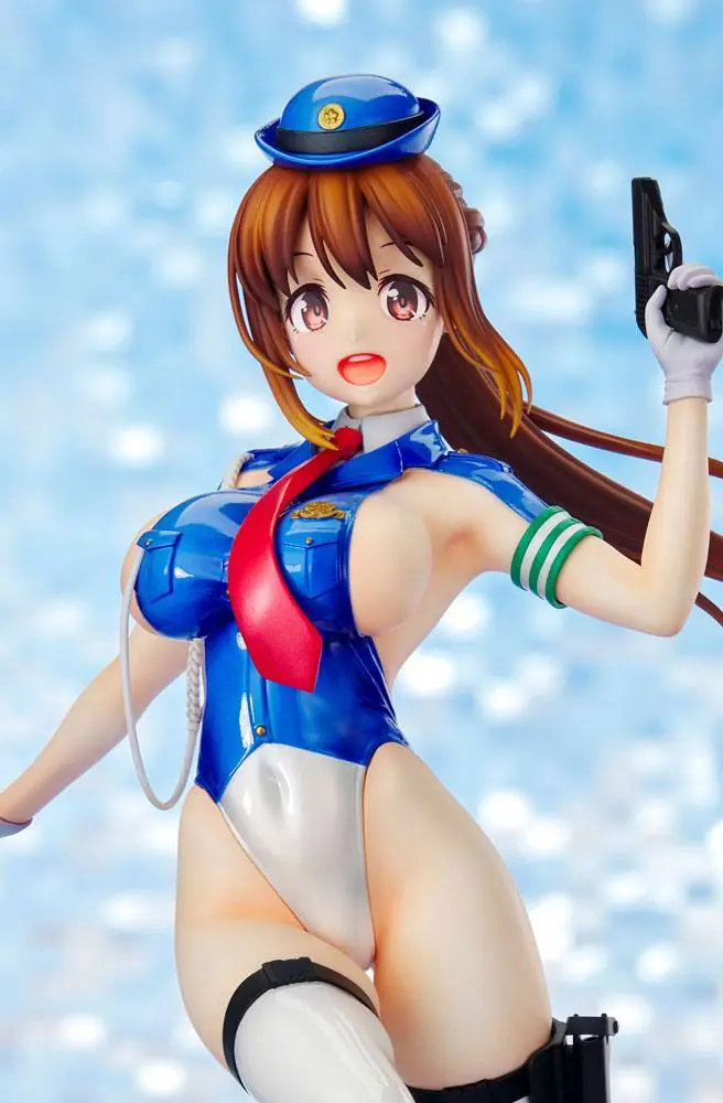 Original Character Thigt Works Series Job1: Cop Asahi Sakurada PVC szobor figura 25 cm termékfotó