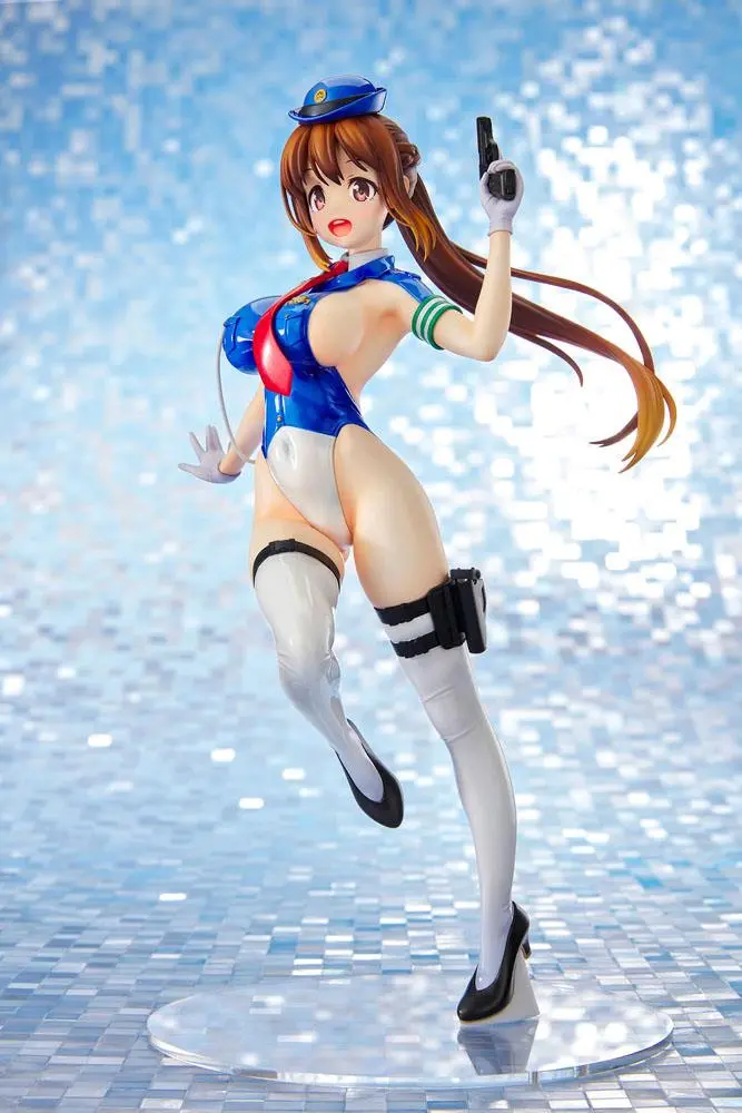 Original Character Thigt Works Series Job1: Cop Asahi Sakurada PVC szobor figura 25 cm termékfotó