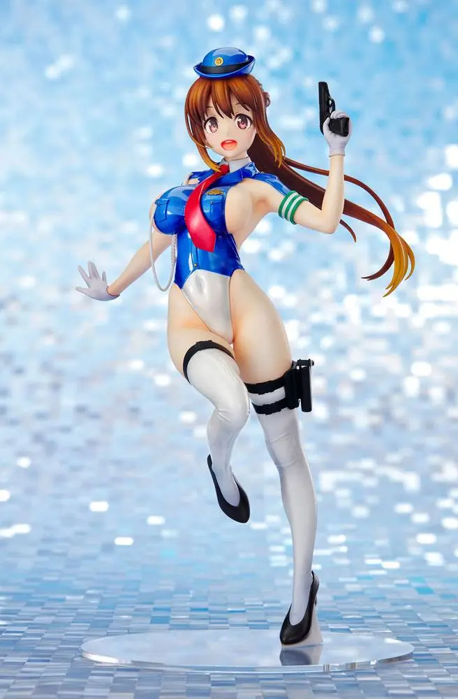 Original Character Thigt Works Series Job1: Cop Asahi Sakurada PVC szobor figura 25 cm termékfotó