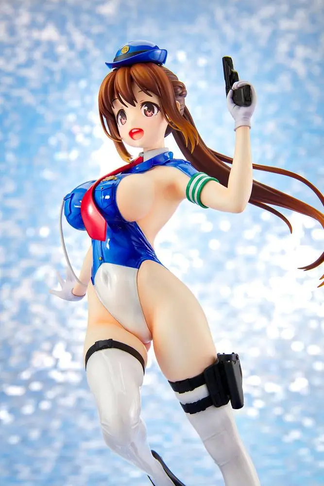 Original Character Thigt Works Series Job1: Cop Asahi Sakurada PVC szobor figura 25 cm termékfotó