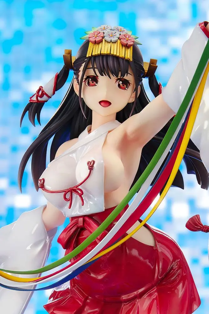 Original Character Tight na Oshigoto #2 - Shrine Maiden Akane Kagura PVC szobor figura 25 cm termékfotó