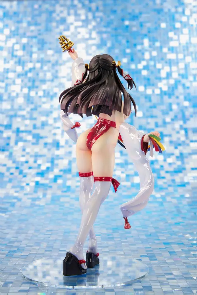 Original Character Tight na Oshigoto #2 - Shrine Maiden Akane Kagura PVC szobor figura 25 cm termékfotó