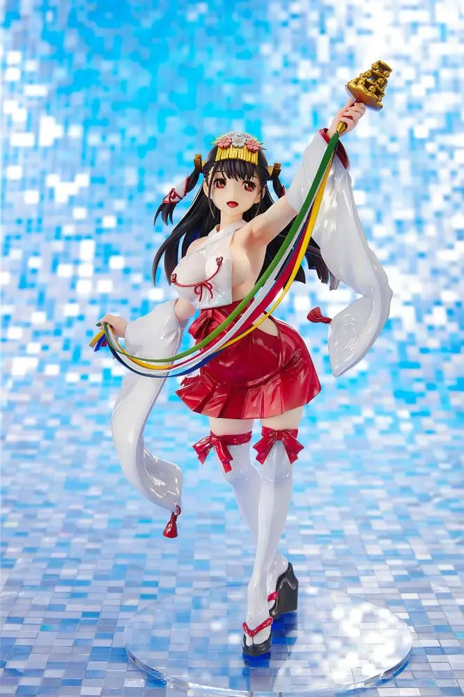 Original Character Tight na Oshigoto #2 - Shrine Maiden Akane Kagura PVC szobor figura 25 cm termékfotó