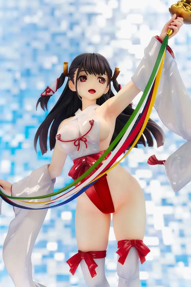 Original Character Tight na Oshigoto #2 - Shrine Maiden Akane Kagura PVC szobor figura 25 cm termékfotó