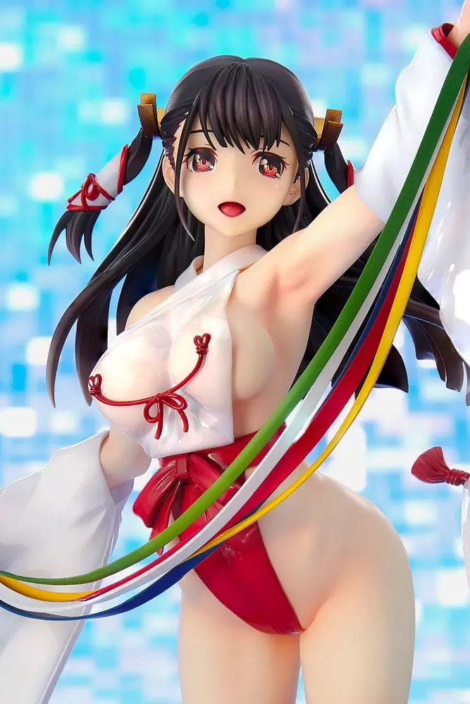 Original Character Tight na Oshigoto #2 - Shrine Maiden Akane Kagura PVC szobor figura 25 cm termékfotó