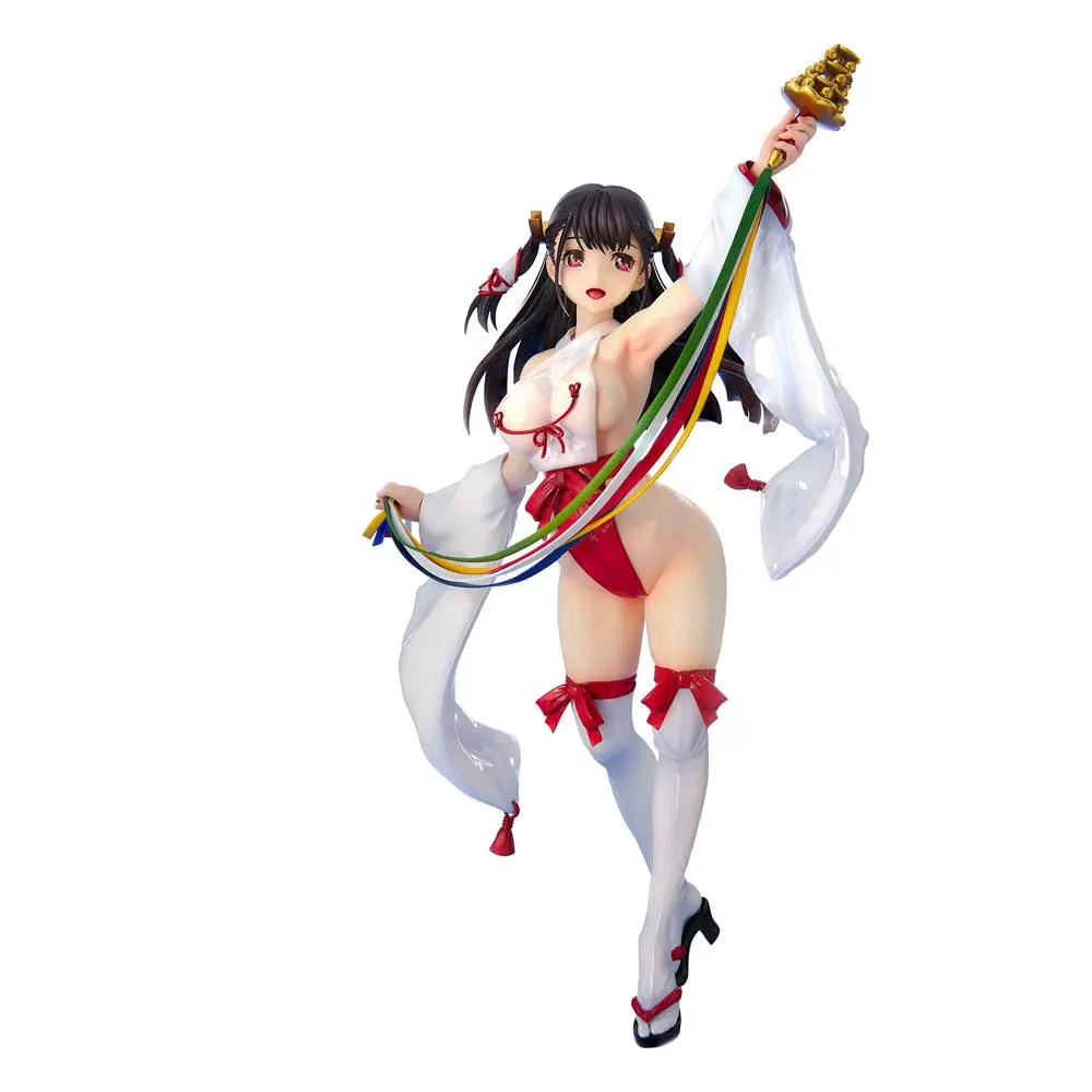 Original Character Tight na Oshigoto #2 - Shrine Maiden Akane Kagura PVC szobor figura 25 cm termékfotó