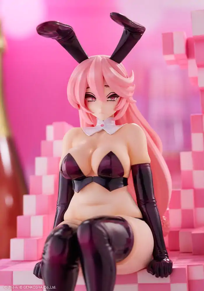Original Character Trick Bunnies 1/7 Sitting Bunny Illustration by Kafun PVC szobor figura 24 cm    termékfotó