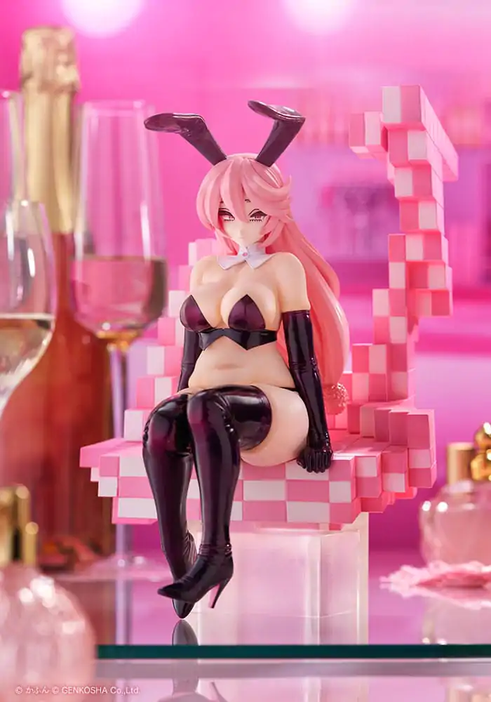 Original Character Trick Bunnies 1/7 Sitting Bunny Illustration by Kafun PVC szobor figura 24 cm    termékfotó