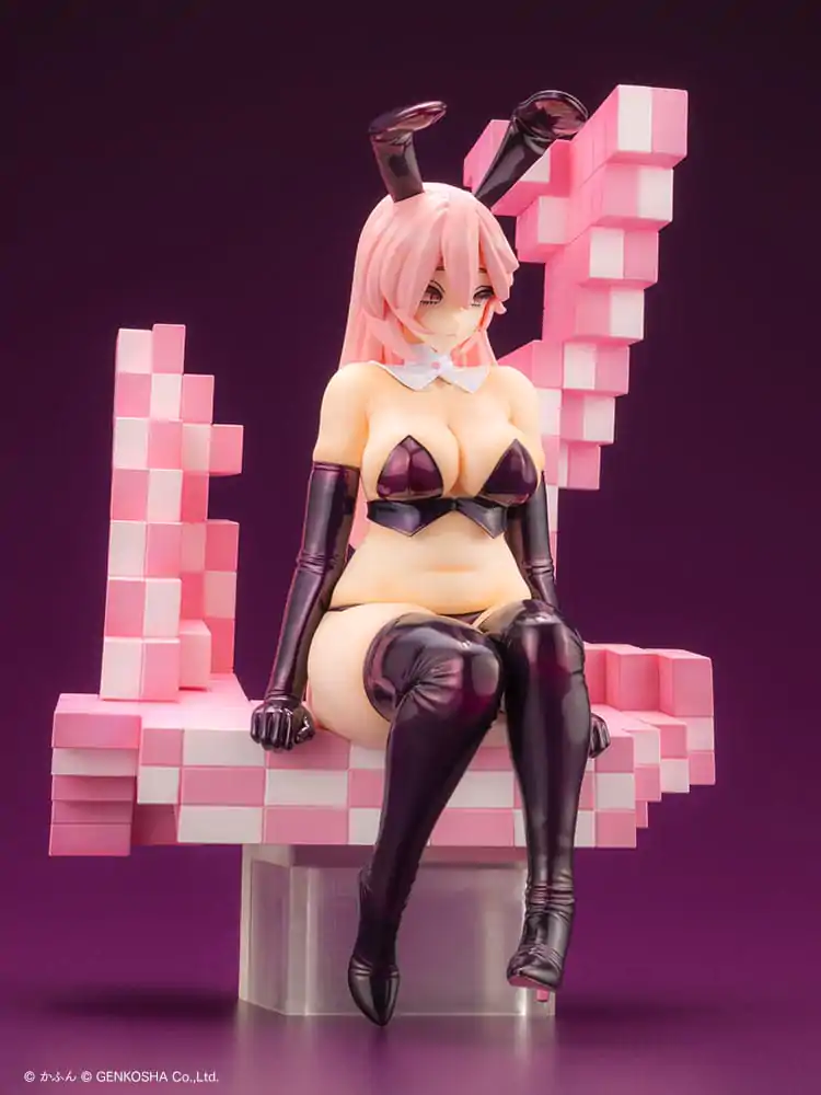 Original Character Trick Bunnies 1/7 Sitting Bunny Illustration by Kafun PVC szobor figura 24 cm    termékfotó