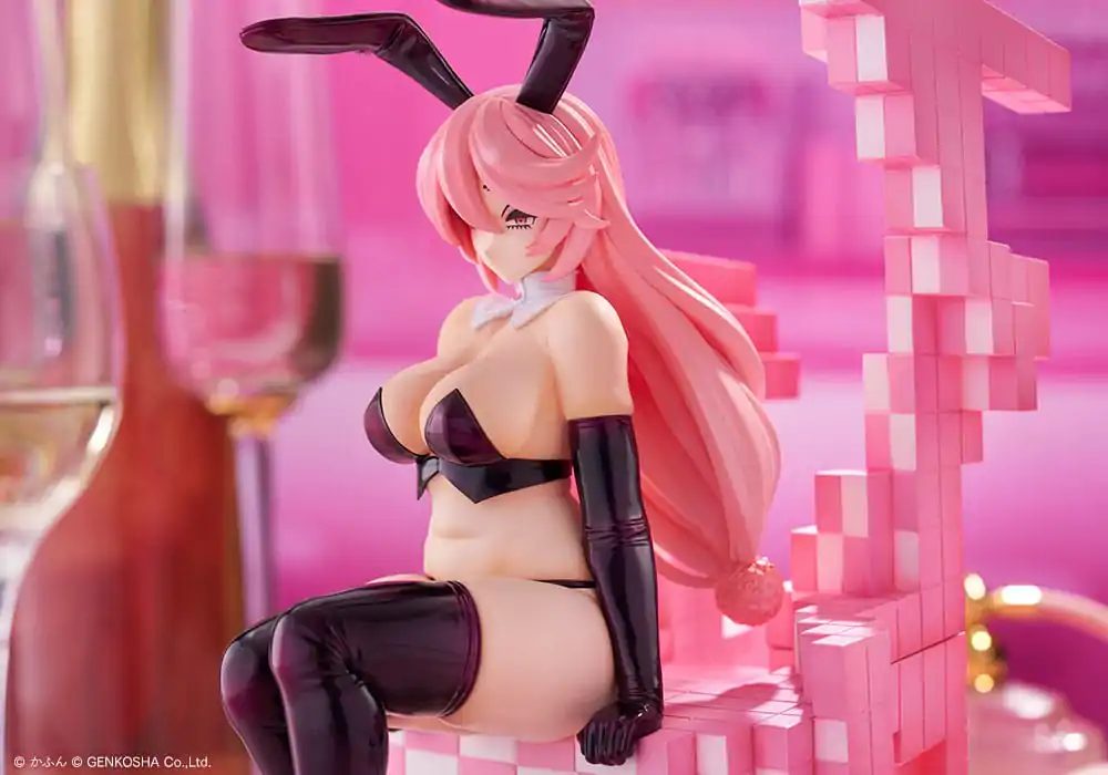 Original Character Trick Bunnies 1/7 Sitting Bunny Illustration by Kafun PVC szobor figura 24 cm    termékfotó