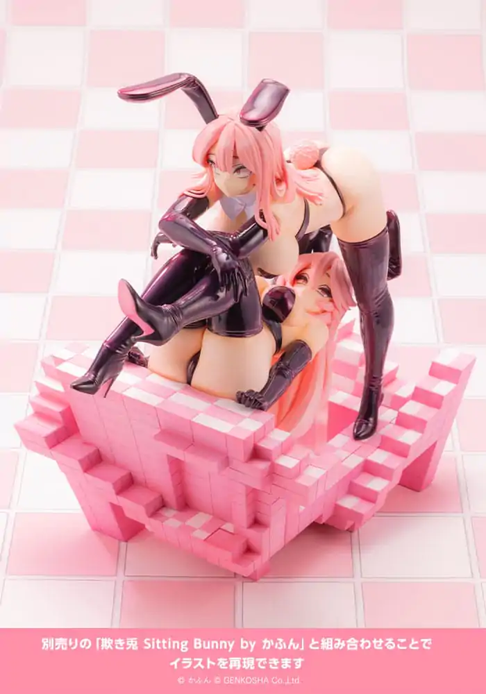 Original Character Trick Bunnies 1/7 Standing Bunny Illustration by Kafun PVC szobor figura 24 cm    termékfotó