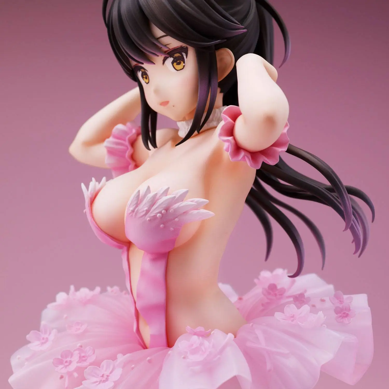 Original CharacterAnmi Illustration Flamingo Ballet Ponytail Girl  PVC szobor figura 24 cm termékfotó