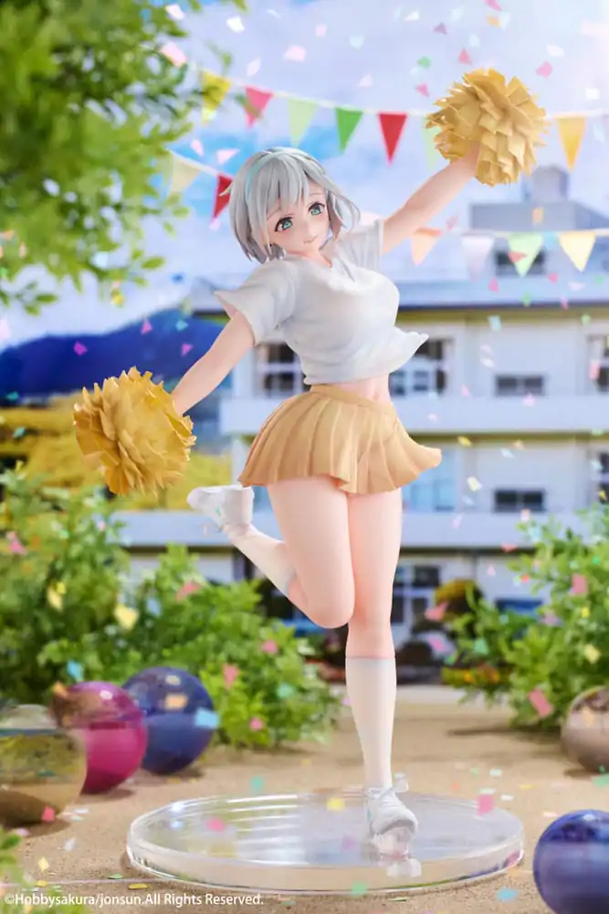 Original Illustration 1/6 Cheerleader Riku illustration by Jonsun Limitált kiadás PVC szobor figura 29 cm termékfotó